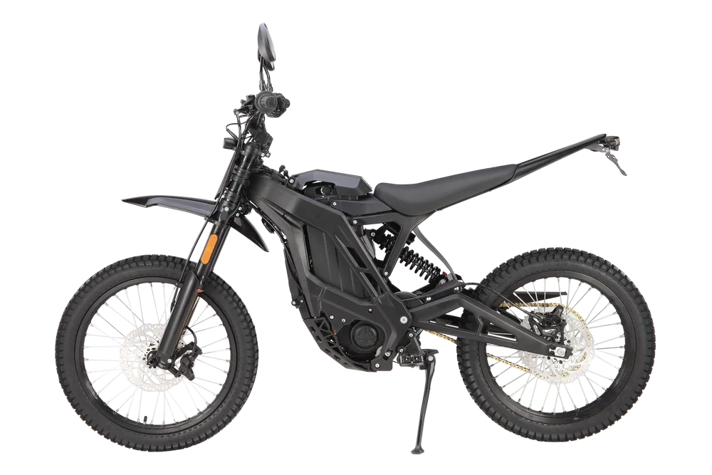 E Ride Pro SE 10kw Electric Dirt Bike in action on a versatile trail or urban setting.