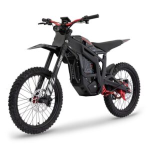 Talaria Sting R MX4 Expert electric dirt bike in action on a challenging European off-road trail.