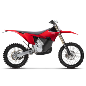Stark Varg EX Alpha 80HP electric enduro bike with road-legal lighting kit for European trails