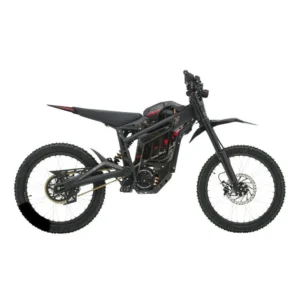 E RIDE PRO SS 2.0 12kw Electric Dirt Bike performing on a rugged off-road trail.